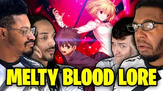 FGC PROS React to Melty Blood's INSANE LORE (ft. Coney & WaDi)