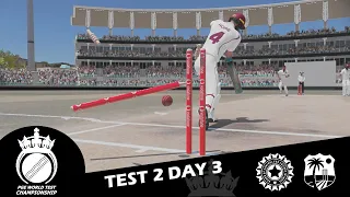 India v West Indies - Test 2 Day 3 2022 | Rajiv Gandhi Stadium | Gaming Series (Cricket 22)