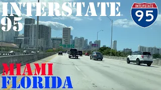 I-95 South - Miami - Florida - 4K Highway Drive