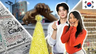 KOREA VLOG 🇰🇷 | Last day in Korea: We froze, signed the BTS building, and found an oppa?