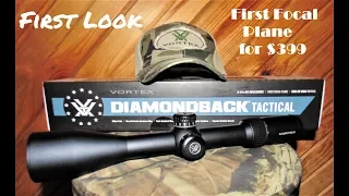Vortex Diamondback Tactical FFP 6-24 ... First look and thoughts.
