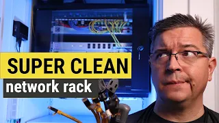 Network rack cleanup and installation of Synology RS1221+