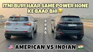 JEEP COMPASS VS TATA HARRIER : DRAG RACE 🔥