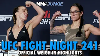UFC Fight Night 241 Weigh-In Highlights: Session Complete in 75 Minutes