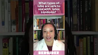 What types of lube are safe to use with latex condoms? #shorts