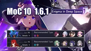 MoC 10 (1.6) E5 Herta spins to win! | Enigma in Deep Space - Honkai: Star Rail