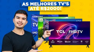 TOP 5 Melhores Smart TV's BARATAS entre R$1.000 a R$2.000 para comprar em 2024!