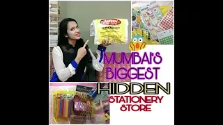 MUMBAI'S BIGGEST HIDDEN STATIONERY STORE |the_fabcan | Harshita