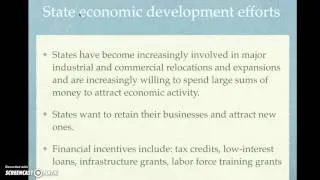 Economic Development Planning #1
