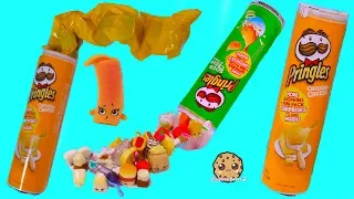 Pringles Surprise Shopkins Real Littles Grocery Blind Bags Video