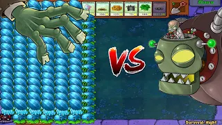 Plants Vs Zombies Hack | Winter Melon And  Umbrella Leaf Vs Dr.Zomboss Giga-Gargantuar All Zombies