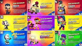 All 76 Brawlers Unlock Animation