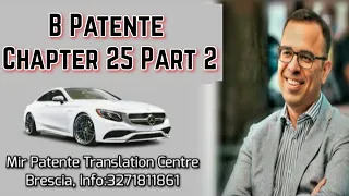 B Patente Chapter 25 Part 2