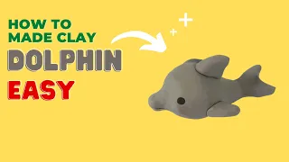 How to make clay dolphin easy ❤️Cómo hacer un delfín de plastilina paso a paso fácil 😊 Homemade Clay