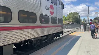 Caltrain #237 to San Francisco at Mountain View Station in Mountain View California