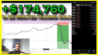 +$174,760 in 22 minutes - Live Trade breakdown on Gold (XAU/USD)