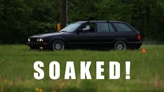 A Very Wet Drift Day! BMW E34 Touring / 540i