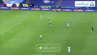 argentina vs brazil 1-0 di maria goal copa america final.