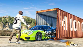 Я СМОГ ВЫБИТЬ РЕДКИЙ 918 SPYDER?!  БИТВА ЗА КОНТЕЙНЕРЫ В ГТА 5 РП/GTA 5 RP BURTON