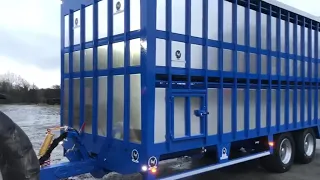 Hogg Engineering Hydraulic Deck Livestock Trailer