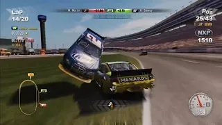 NASCAR The Game 2011 Crashes