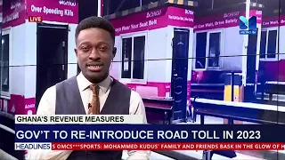 Gov't to re-introduce road toll in 2023