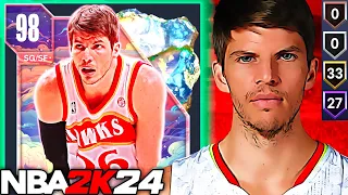 GALAXY OPAL KYLE KORVER GAMEPLAY! THE BEST BUYABLE SHOOTING GUARD IN NBA 2K24 MyTEAM!