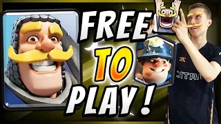 F2P TROPHY PUSHING w/ MINER POISON CONTROL! — Clash Royale