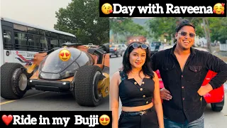 😍Day With Raveena🥰| ❤️Ride in My Bujji😘| Aj Squad | Aj