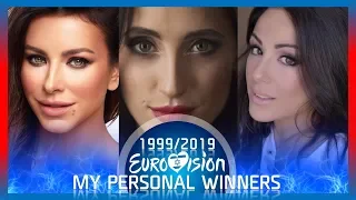 Eurovision 1999-2019 - My Personal Winners Each Year"