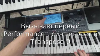 Меняем тональность в рамках одного стиля с помощью Performance на примере  Korg Pa 900 (Igor Korg)