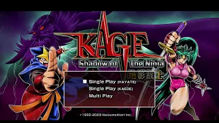 👍赤影战士重制版-闇の仕事人 KAGE Shadow of The Ninja（北京核聚变线下试玩）非盗版/破解版