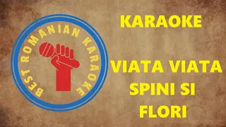 KARAOKE: C. Nuca Viata viata spini si flori Versuri Negativ (Re min)