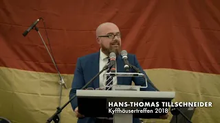 Kyffhäusertreffen 2018 Rede von Tillschneider