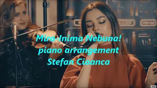 MIRA - INIMA NEBUNA!(live session)+PARTITURA, PIANO COVER, LYRICS, KARAOKE