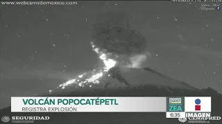 Popocatépetl registra explosión con columna de ceniza | Noticias con Francisco Zea