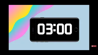 3 Minute Rainbow Countdown Timer