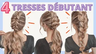 TUTO TRESSE ♡ Belle tresse facile a faire ♡ coiffure simple et belle avec tresse ♡ tresses DEBUTANT