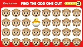 FIND THE ODD EMOJI (APPLE #3 EMOJI EDITION ) #quiz #trivia #trending