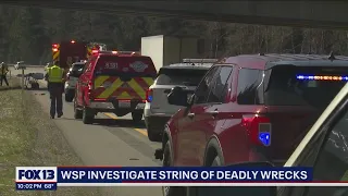 Washington State Patrol investigates string of deadly wrecks | FOX 13 Seattle