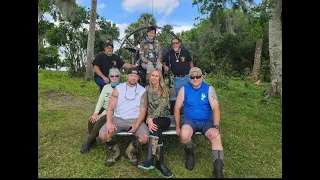 Our Research Team Skunk Ape Investigation on the St Johns River via airboats!