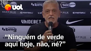 Diretor do Corinthians pede que jornalistas não usem verde no clube: 'Seria bem legal'