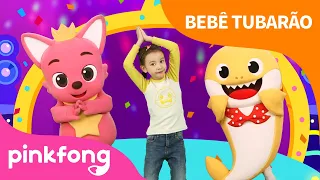 Bebê Tubarão Remix | Baby Shark em português  | Pinkfong Canções para Crianças