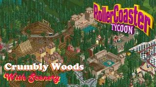 Rollercoaster Tycoon - Crumbly Woods - With Scenery (10x Speed)