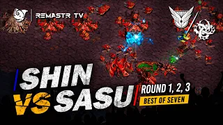 STARCRAFT FASTEST 🇰🇷 SASU vs SHIN - ROUND 1, 2 y 3