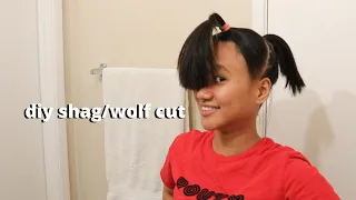 giving myself a butterfly cut with short hair at home (SHOCKING RESULTS)