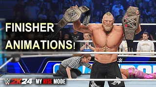 Every MyRISE Mode Finisher Animations In WWE 2K Games! (WWE 2K19 To WWE 2K24)