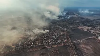 Батальон «Братство Дмитрия Корчинского» украинского ТСО с новым видео артиллерийского обстрела росс