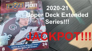 2020-21 Upper Deck Extended Series Hockey Hobby Box! JACKPOT!