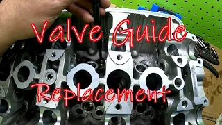 How to install/remove valve guides